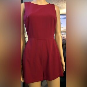 BCBGMaxazria Romper, deep red, sz. 2